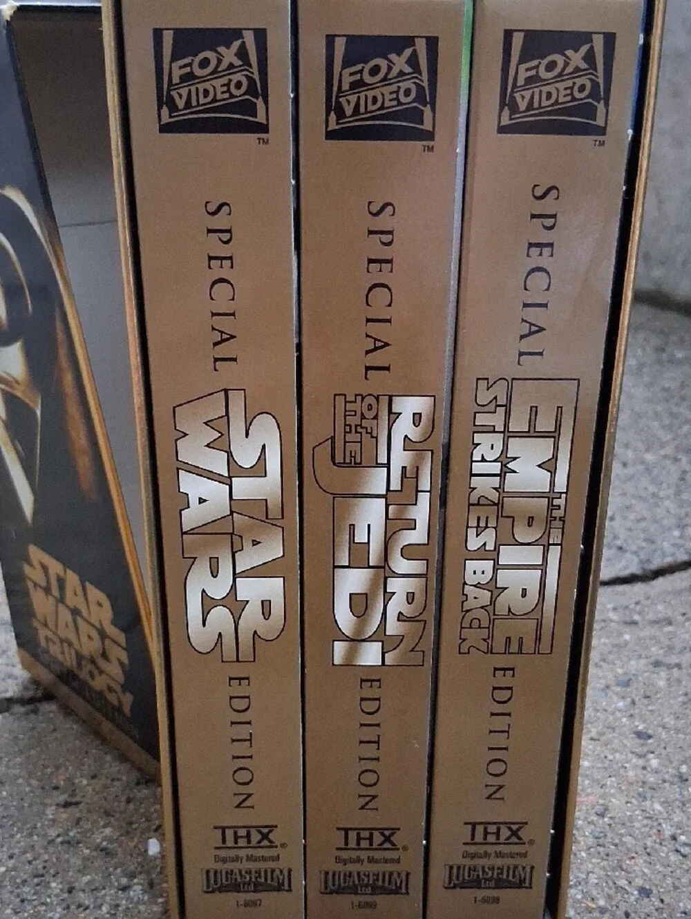 Star Wars Special Edition Trilogy Box Set - Black and Gold Accents